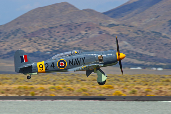 Hawker Sea Fury Takeoff